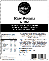 Raw Pecans - Whole (90g)