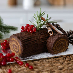 Gluten Free Classic Chocolate Log Cake (Pre-order)