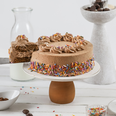 Chocolate Sprinkle Cake (Gluten Free, Nut Free, All Natural)