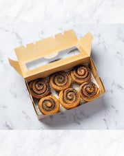 Gluten Free Vegan Cinnamon Scrolls (Fresh) - Box of 6