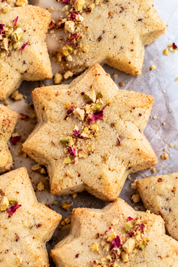 Pistachio & Rose Shortbread