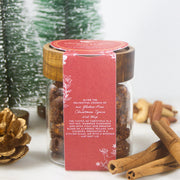 Christmas Spice Nut Mix Gift Jar