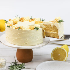 Classic Lemon Cake (Gluten Free, Dairy Free, No Refined Sugar, All Natural)