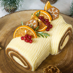 Gluten Free Cream Cheese Log Cake