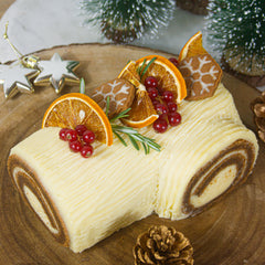 Gluten Free Cream Cheese Log Cake