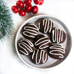 Gluten Free Peppermint Cacao Vegan Cookies