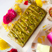 Pistachio Honey Cake (Gluten Free, Eggless, All Natural)