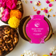 Vegan Spicy Tamari Nut Mix Glass Gift Jar
