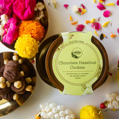 Vegan Chocolate Hazelnut Cookie Glass Gift Jar