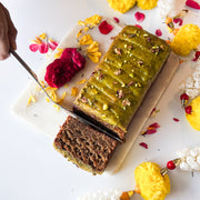 Pistachio Honey Cake (Gluten Free, Eggless, All Natural)