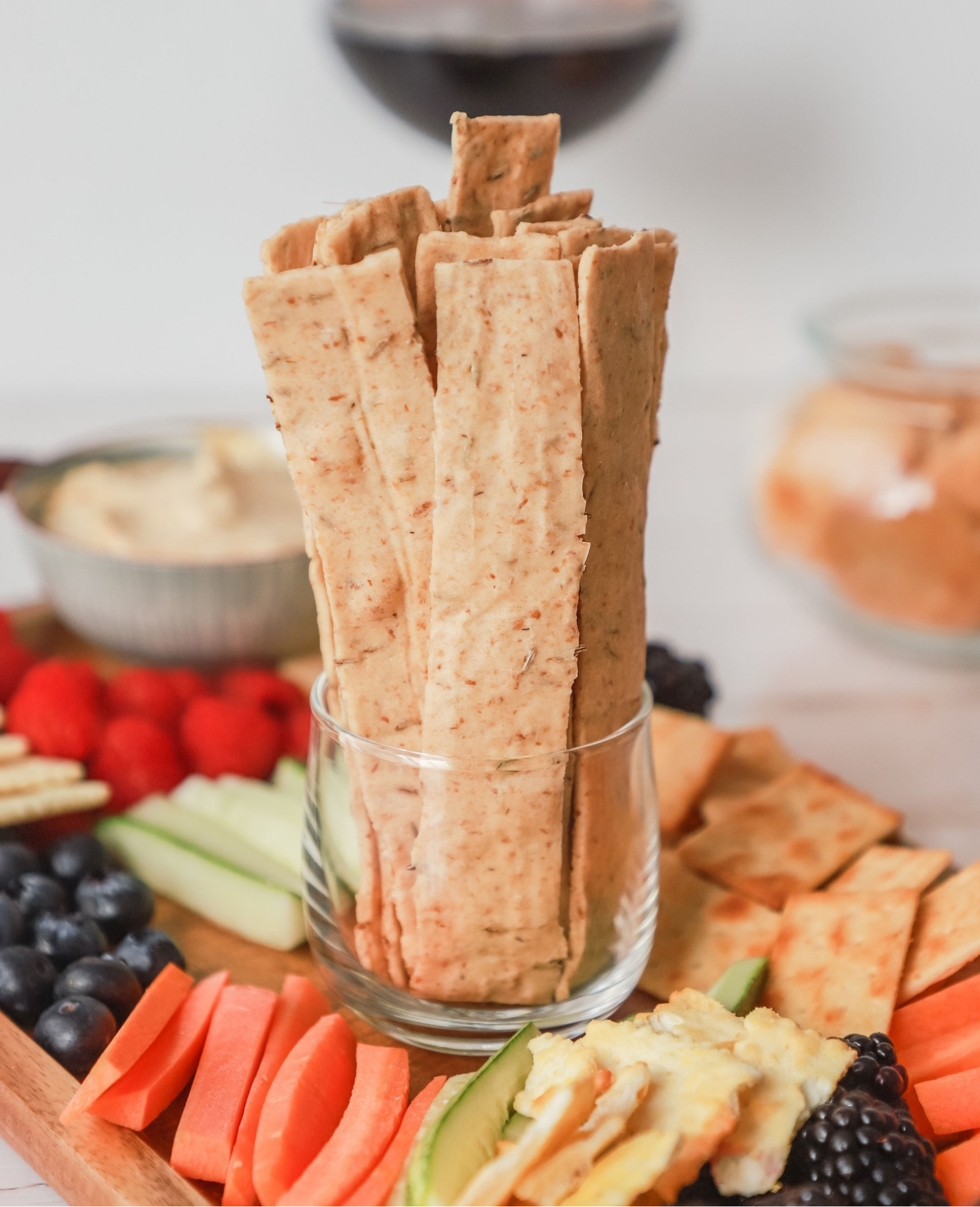 Lavosh Crackers - Garlic Rosemary
