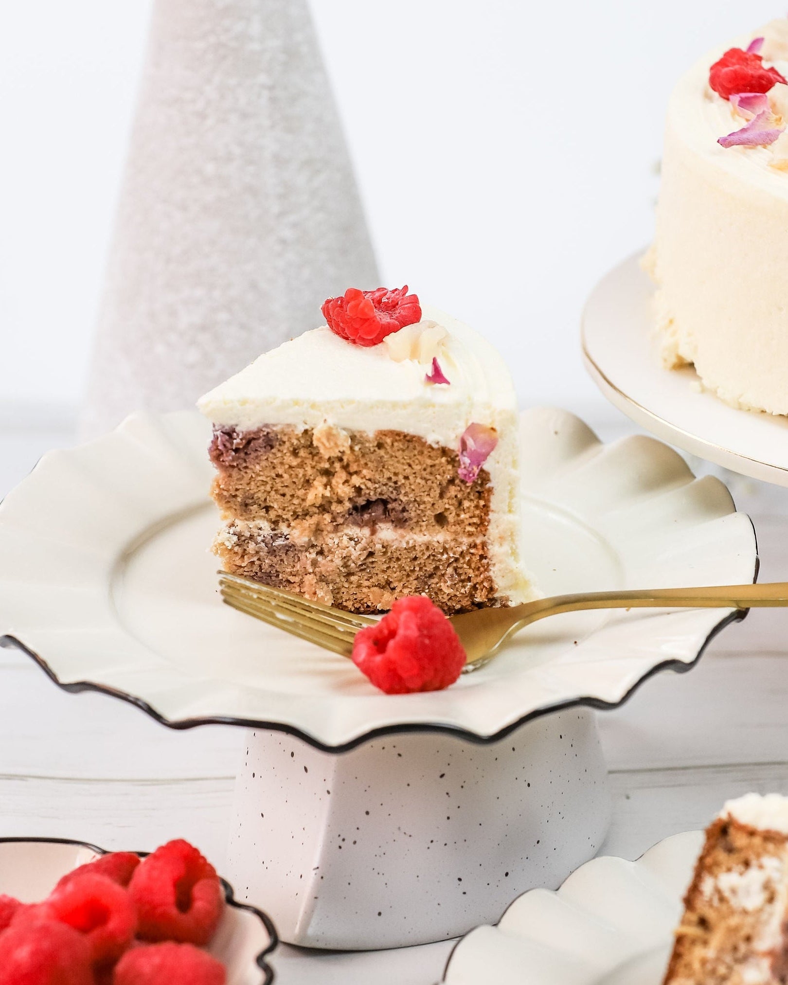 Lychee Raspberry Cake