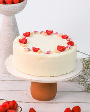 Lychee Raspberry Cake
