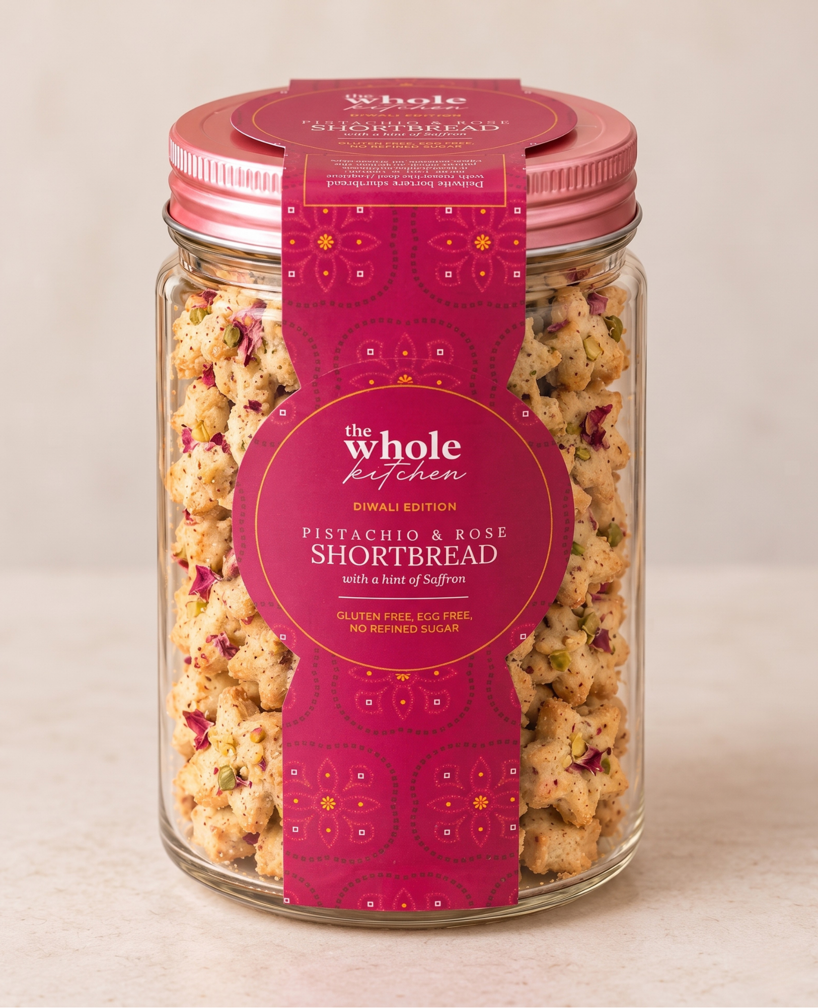 Pistachio & Rose Shortbread