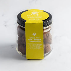 Vegan Dark Chocolate Cookies Gift Jar