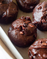 Mini Vegan Brownie Bites (GF, VE)