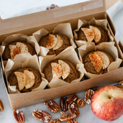 Apple Pecan Muffins 6pcs (Gluten Free, No Refined Sugar)