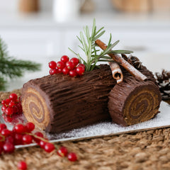 Gluten Free Classic Chocolate Log Cake