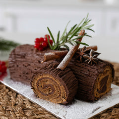 Gluten Free Classic Chocolate Log Cake (Pre-order)