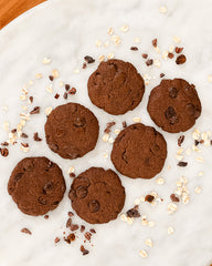 Vegan Dark Chocolate Cookies (Gluten Free, Dairy Free)
