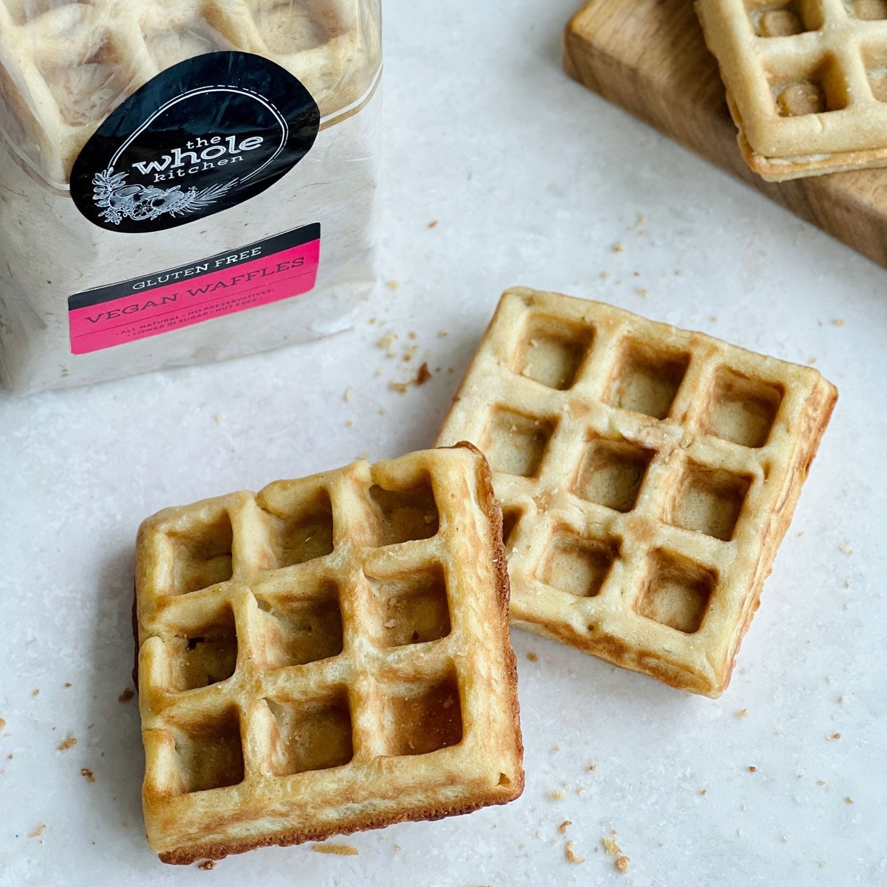 Frozen Gluten Free Vegan Waffles – The Whole Kitchen