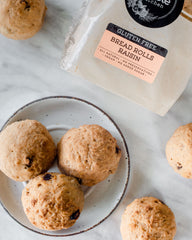 Gluten Free Raisin Bread Rolls 6 Pack